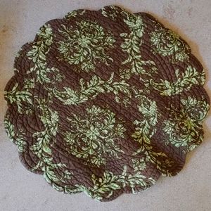 NWOT 2 Reversible Round Placemats